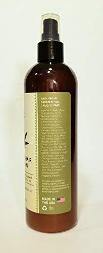 Hemp 10-in-1 Hair Detangler with Argan & Coconut Oil - Vegan & Cruelty-Free