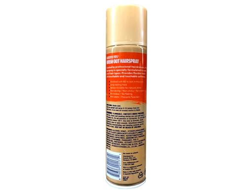 Un scented Brush Out Hair Spray - Clear, Humidity & Frizz Control - 8.5 oz - Pack of 6 - Variations: Unscented