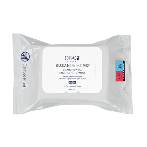 Obagi Medical On the Go Cleansing Wipes - 25 Count Pack 1 - Makeup Remover & Skin Care