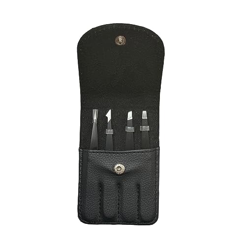 Tweezer Set - High Grade Tweezers For Women And Men, Perfect For Eyebrows Facial Hair Ingrown Hair And Splinter Removal