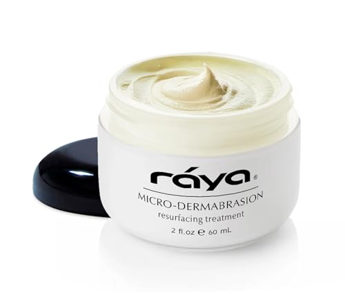 RAYA Microdermabrasion Facial Cream 2oz - Gentle Resurfacing & Moisturizer for All Skin Types