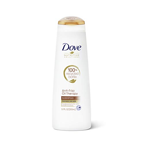 Dove Nutritive Solutions Anti Frizz Shampoo for Frizzy, Tangled Hair Oil Therapy with Nutri-Oils Moisturizing Shampoo Formula Smooths Hair 12 oz