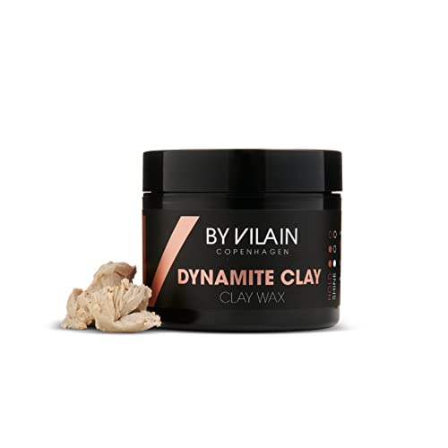 By Vilain Dynamite Clay Hair Wax - Strong Hold Matte Styling Paste 65ml