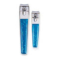 TRIM Azure Collection Clipper Set ? Precision-Ground Cutting Edges for Clean, Even Cuts ? Convenient and Easy to Use ? Perfect for at-Home Manicures and Pedicures ? Carbon Steel