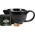 Midnight Nude Armor Savanna Shaving Scuttle Porcelain Lather Bowl for Wet Shaving