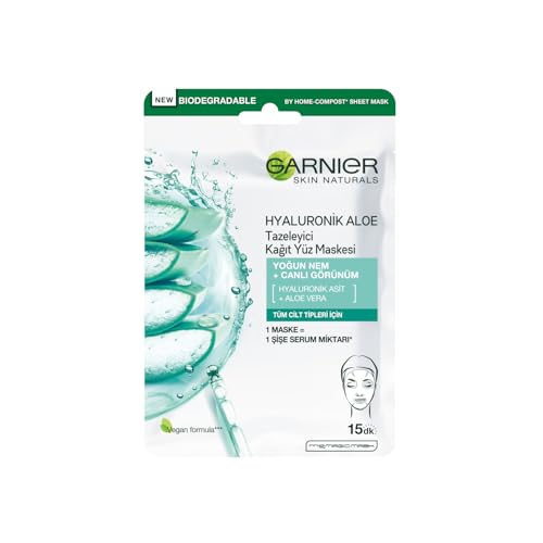 Hydrating Hyaluronic Aloe Fabric Mask for Sensitive Skin - 6 Count