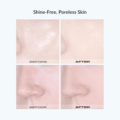 ABOUT TONE Blur Powder Pact 0.32oz - Pressed Powder Compact with Mirror and Puff Makeup Setting Finishing Blurring Natural Translucent Lightweight Face Sebum Oil Control Vegan Formula (03 NATURAL)