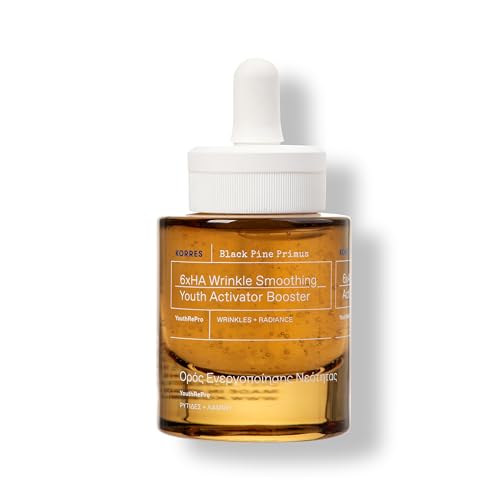 KORRES Black Pine Hyaluronic Complex Serum - Hydrating Face Treatment, 1.01 fl oz