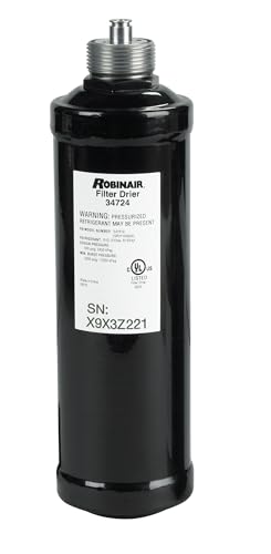 Robinair 34724 A/C Recycling Filter-Drier Spin-On Replacement Filter 3.8 x 13.1 inches