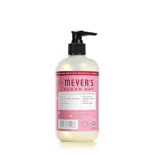 MRS. MEYER'S CLEAN DAY Hand Soap, Lemon Verbena Scent, 16 Fl Oz Bottle