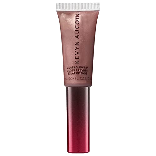 Kevyn Aucoin Glass Lip Duo Set: New Naked Unforgettable Lip Definer (Long-wearing makeup lip liner. Water-resistant) plus Prism Rose Glass Glow Lip (Multi-purpose lip gloss highlighter).