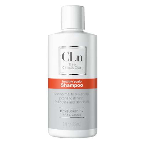 CLn Salicylic Acid Clarifying Anti Dandruff Shampoo 3 oz - Hypoallergenic Hair Care
