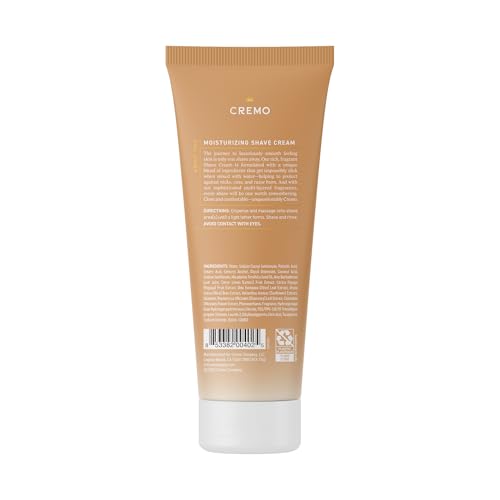 Cremo Women¡¯s Shaving Cream Sensitive Skin, Moisturizing, Coconut Mango, Ultra-Slick Shave Cream for Women, Fights Nicks, Cuts and Razor Burn, 6 Fl Oz