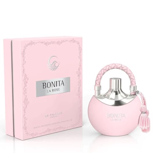 Women’s Floral Fruity Eau De Parfum Spray 3.4 oz - Le Falcone Bonita La Rose
