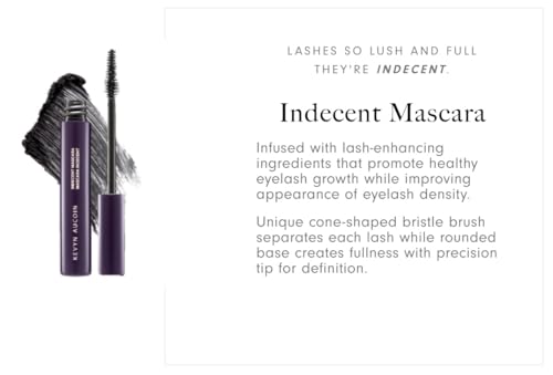 Volumizing Black Mascara with Cone-Shaped Brush for Full Lashes