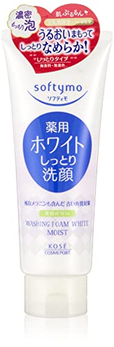 Kose Softymo White Moist Face Wash Foam - Gentle Facial Cleansing