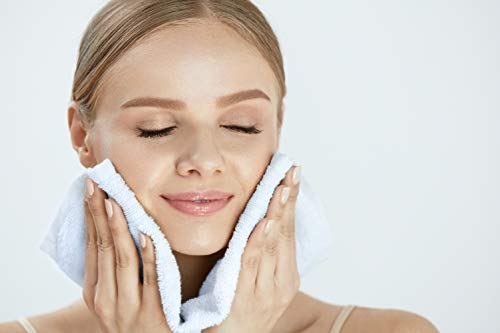 Luxury Cotton Washcloths 24 Pack - 12x12 Inch Spa-Quality Face Towels