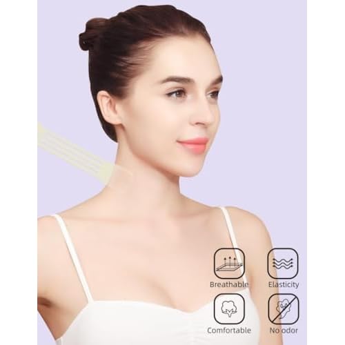 40Pcs Instant Neck Tapes for Lifting Sagging Skin, Invisible Neck Lifting Tape Ultra Thin