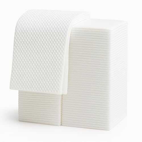 Disposable Bath Hair Towels 100-Pack, 12x28 Inch Soft & Absorbent Salon Spa Towels