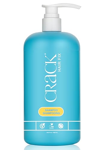 Crack Hair Fix Moisturizing Sulfate-Free Shampoo with Pump 33.8 Oz