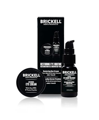 Men's Eye Cream and Serum Set - Anti-Aging, Hydrating, Dark Circles Reduction