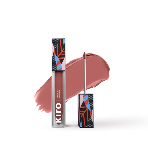 KIRO Non-Stop Airy Matte Liquid Lipstick - Cinnamon Nude (Brown Pink) | Super-Pigmented, Long-Lasting, Hydrating | Waterproof, Smudge-Proof, Lightweight | Infused with Avocado & Apricot Oil | 5ml
