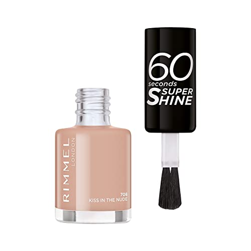 Rimmel 60 Seconds Super Shine Colour Block Nail Polish - Ultra Shine and Long Lasting - Quick Drying