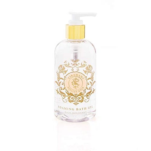 Tiramani All-Natural Foaming Bath Gel with Shea Butter, Nourishing, Moisturizing Bath Gel, 250ml