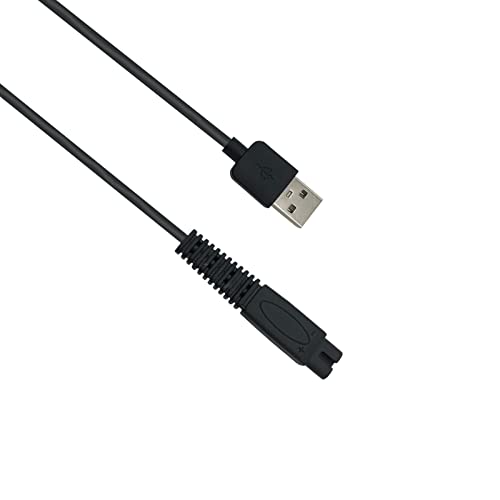 Charger Compatible for Freebird Head Sharver Shaving Kit Electric Razor, USB Charging Cord and Power Adapter, with Cleaning Brush