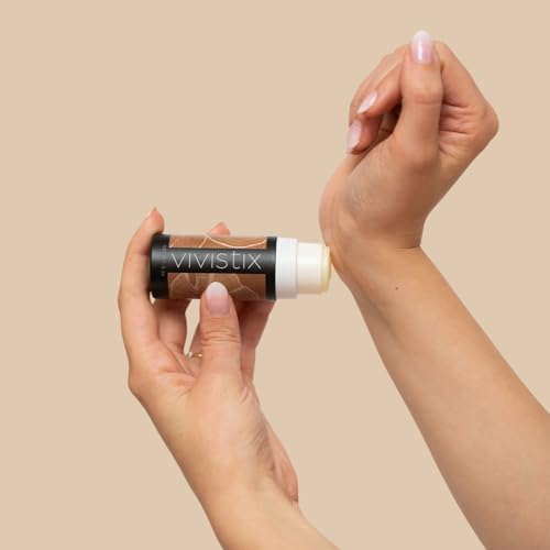 Vivistix Solid Perfume Stick - Sandalwood & Vanilla Travel Fragrance, Paraben-Free