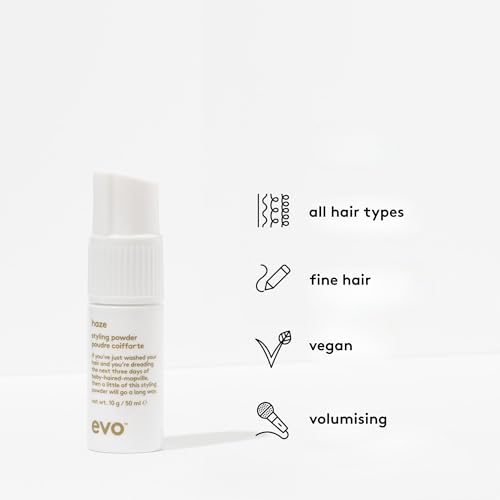 Unscented Evo Haze Styling Powder Spray Pump 50ml/10g - Volume & Texture for Fine Hair