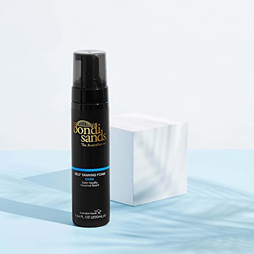 Bondi Sands Dark Self Tanning Foam Value Kit | Includes 2 Lightweight Sunless Tan Foams + 1 Application Mitt for a Flawless Finish ($54 Value)