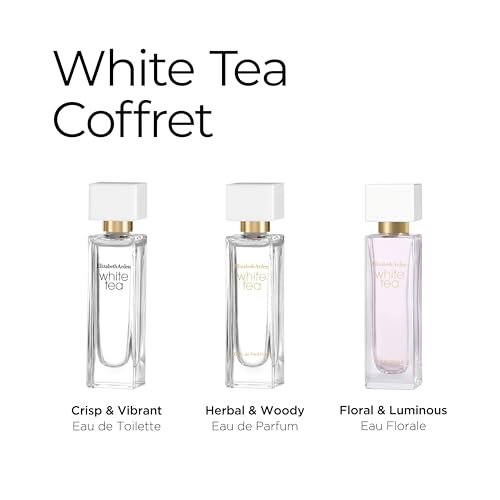 Elizabeth Arden White Tea Eau De Toilette & Parfum Set - Floral Woody Scents, 3 Fl Oz, Original EDT & EDP Variations