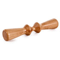 EarthLite Wooden Massage Back Roller - Deep Therapeutic Massage Tool, Back Pain Relief & Trigger Point Release (15¡±)