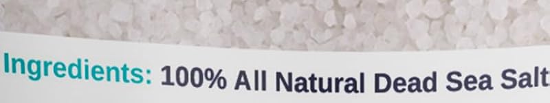 Natural Elephant Dead Sea Bath Salt 80oz - Pure Mineral Rich Coarse Grain for Relaxing Soaks