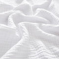 PHF White Cotton Muslin Blanket King Size 108x90 for Adults - Breathable & Lightweight