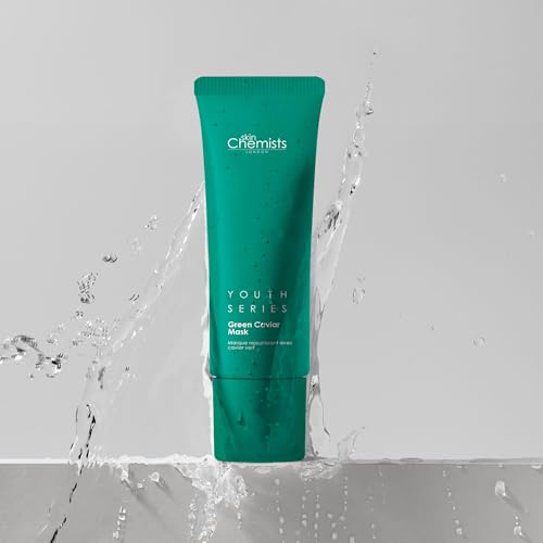 Skin Chemists Anti Aging Face Mask | Green Caviar Face Mask - Nourishing Facial Treatment Mask for Revived and Protected Skin - Rich in Amino Acids and Antioxidants - 50ml