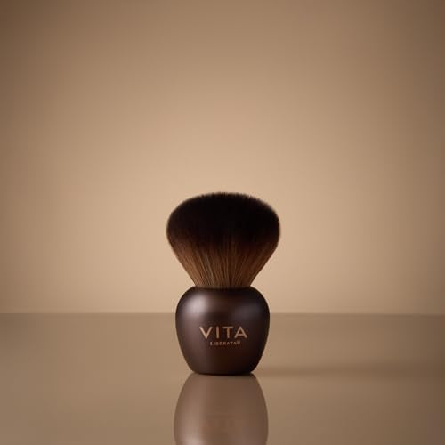 VITA LIBERATA Kabuki Bronzing Makeup Brush for Flawless Sun-Kissed Glow