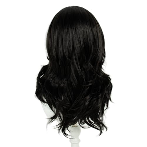 70s Disco Brown Highlight Wig for Women - Synthetic Vintage Costume Hair