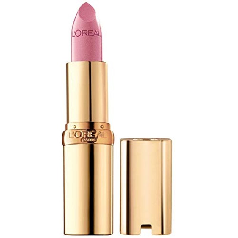 L'Or?al Paris Colour Riche Original Creamy, Hydrating Satin Lipstick Bundle with Argan Oil and Vitamin E, Tickled Pink, Fairest Nude, 1 Count Each