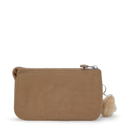 Kipling Women's Creativity Large Pouch - Early Tan Travel Organizer, Cosmetic & Makeup Bag
