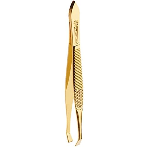 Mundial Gold Tongs Straight Tip S/A Gold