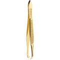 Mundial Gold Tongs Straight Tip S/A Gold