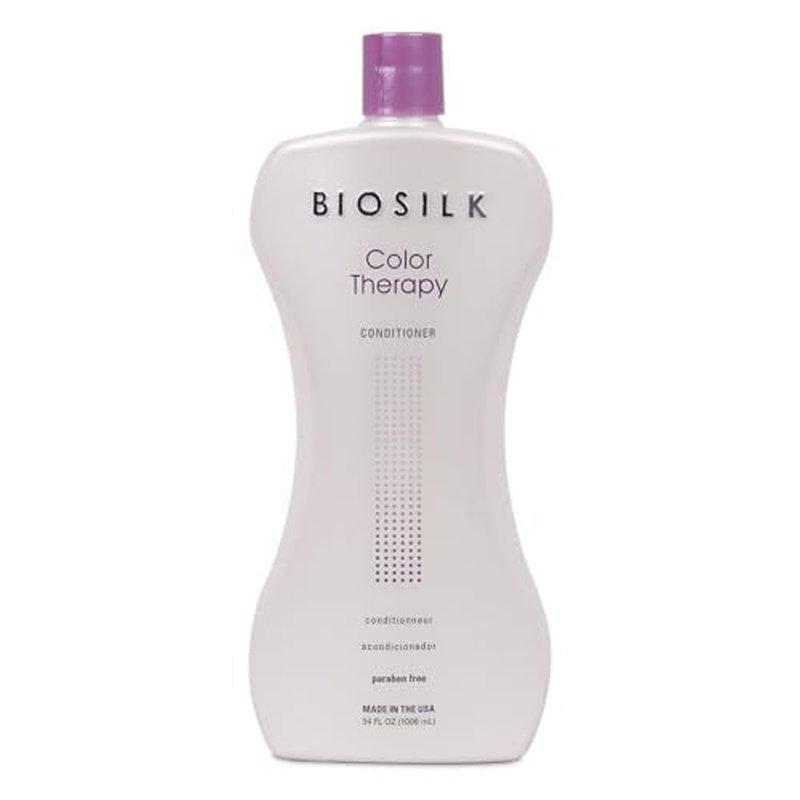 Biosilk Color Therapy Conditioner, Replenishes Moisture While Protecting Color, Enhances Vibrancy & Shine, Sulfate, Paraben, & Cruelty-Free, 34 Oz