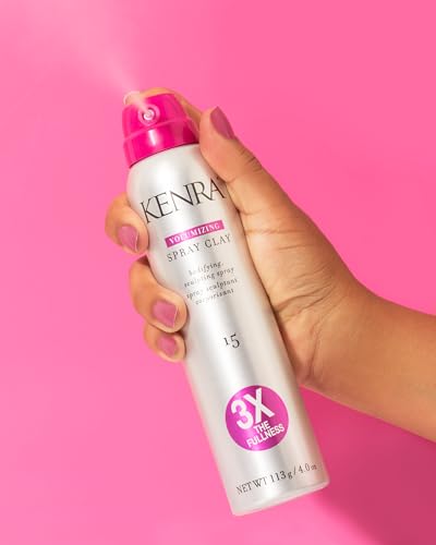 Kenra Volumizing Spray Clay 15 Oz - Bodifying, Fullness & Texture Spray with Long-Lasting Hold