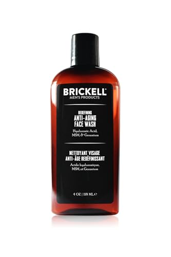Men's Anti-Aging Face Wash Foaming Gel - Scented, 4oz, Pack of 1