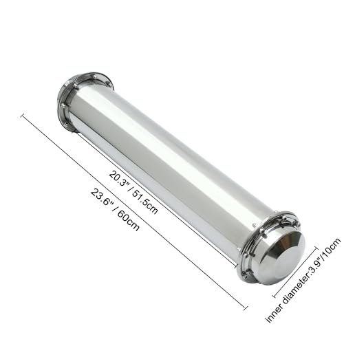 Large Stainless Steel Time Capsule Container 23.6 Inch Waterproof Lock Box
