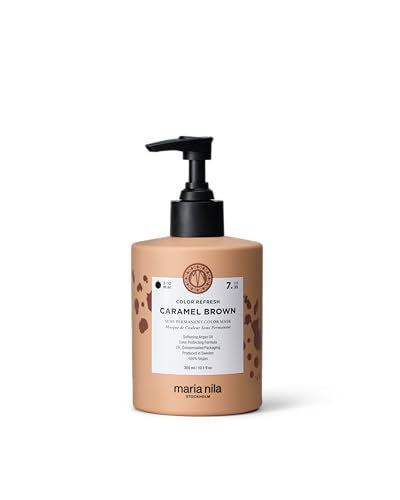 Color Refresh Caramel Brown Hair Mask - Semi-Permanent Nourishing Treatment