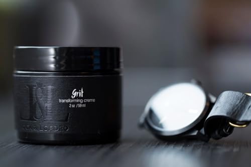 Strong Hold Matte Hair Pomade for Textured Short Hair - Grit Creme, 2 oz.