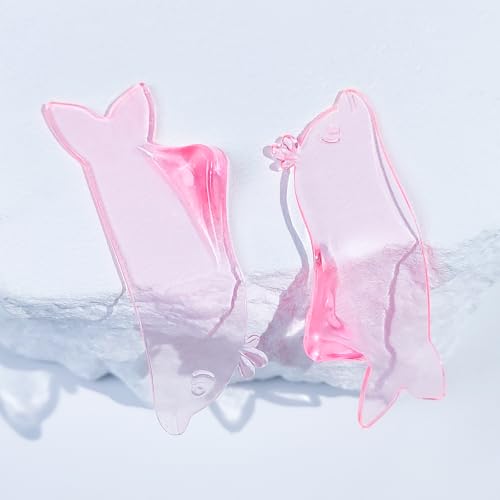 Flat Lash Lift Shields Korean Lash Lift Rods Glueless For NO.1 Perm Soften Eyelash Lift Pads Tools (Rose)